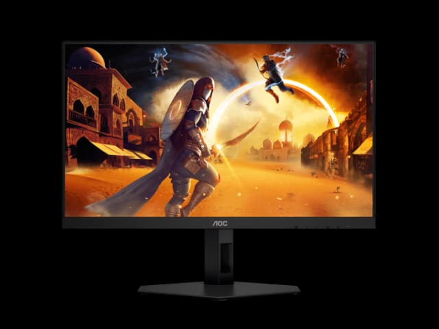 AOC 27G4E 27 "1920 × 1080 (FHD) IPS 180Hz .05MS HDMI 2.0 \ DP 1.4 شاشة مسطحة مع HDR10 ، المزامنة التكيفية - الأسود