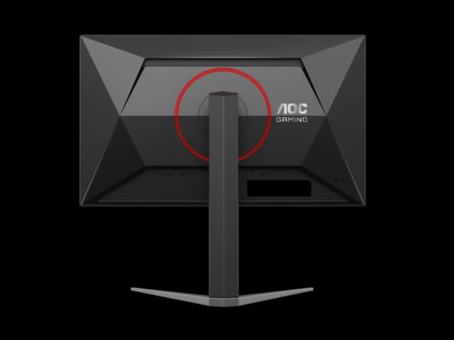 AOC 24G4E 23.8 "1920 × 1080 (FHD) IPS 180Hz .05MS HDMI 2.0 \ DP 1.4 شاشة مسطحة مع HDR10 ، المزامنة التكيفية - الأسود