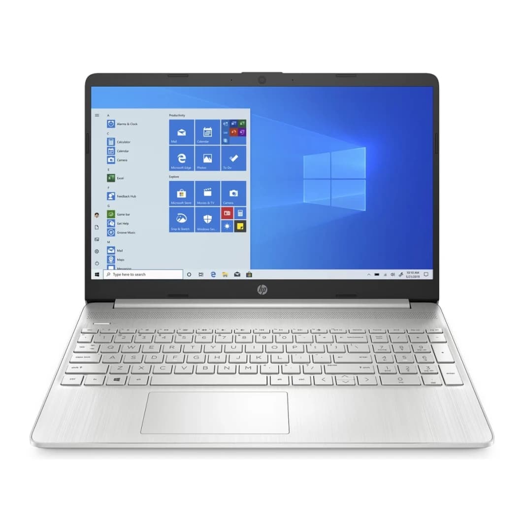 HP 15-DW3014NE Intel® 11th Gen Core ™ I5-1135G7 ، 8 GB RAM ، 256 GB NVME® SSD ، NVIDIA® GEFORCE® MX350 2GB GDDR5 ، 15.6 SVA 1920 X 1080 (FHD) ، Windows 10 Silver-Natural Silver
