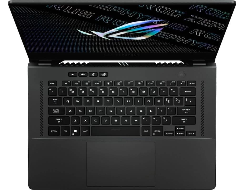 Asus ROG Zephyrus (2021) G15 GA503QM AMD® Ryzen™ 9-5900HS, 16 GB RAM DDR4, 512GB NVMe® SSD, Nvidia® Geforce™ RTX 3060 6GB GDDR6, 15.6 WV 2560 x 1440 (WQHD) 165Hz 3ms, Windows 11 Home - Gray