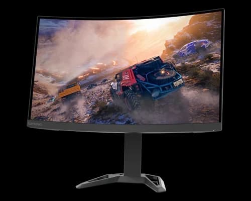 Lenovo G32QC -30 31.5 "2560 × 1440 (QHD 2K) VA 170Hz 0.5MS HDMI 2.0 \ DP 1.4 MOURCH Curved Gaming مع امتثال HDR10 ، AMD FREESYNC Premuim & Adjust (تعديل الارتفاع والميل) - Black) - Black
