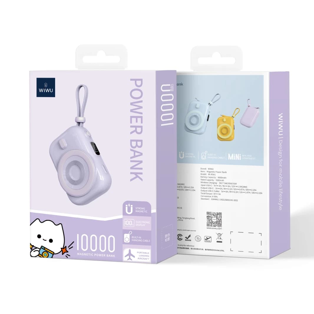 Wi-P041 Snail Magentic Power Bank