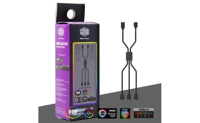 COOLER MASTER ADDRESSABLE RGB 1-TO-3 SPLITTER CABLE 50CM