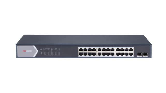Hikvision 24 Port Gigabit غير مُدارة Poe DS-3E0526P-E Switch