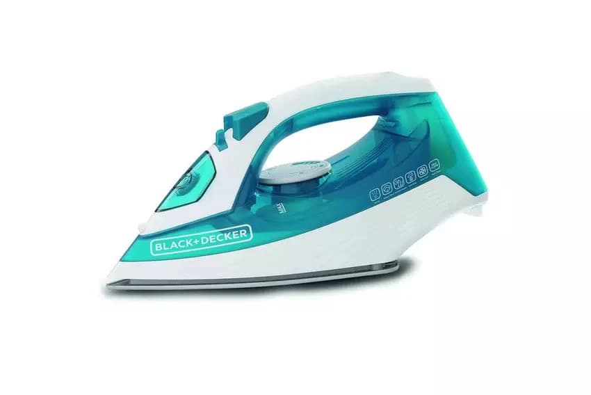 Black+Decker X1575-B5 Steam Iron مع Soleplate غير اللاصق ، 1600 واط