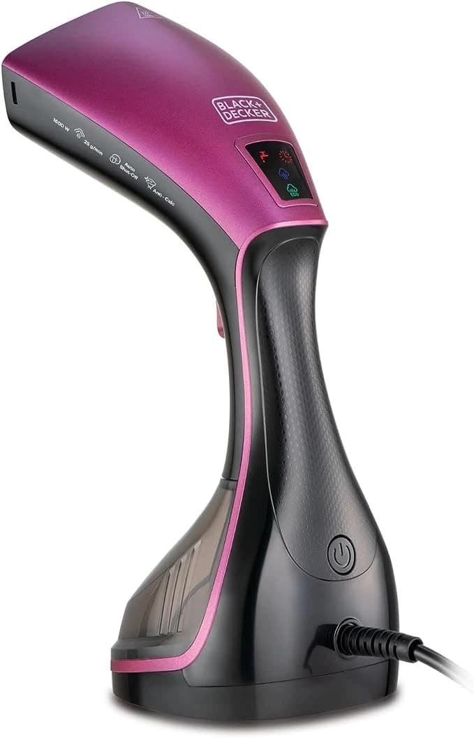 Black & Decker Digital Digital Garment Garment Steamer 1600W HSTD1600-B5 الأسود