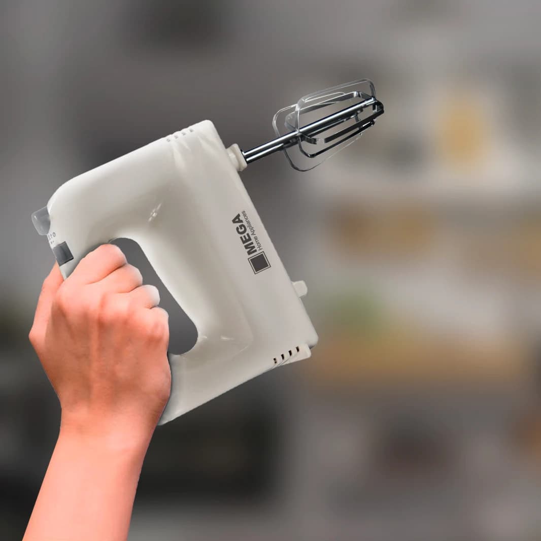 Mega Hand Blender ، 200 واط ، أبيض