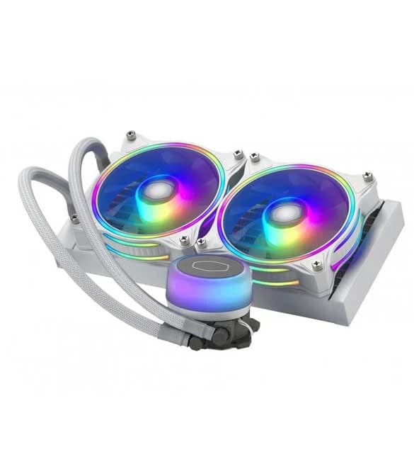 COOLER MASTER MASTERLIQUID ML240 ILLUSION WHITE, CLOSE-LOOP AIO CPU LIQUID COOLER