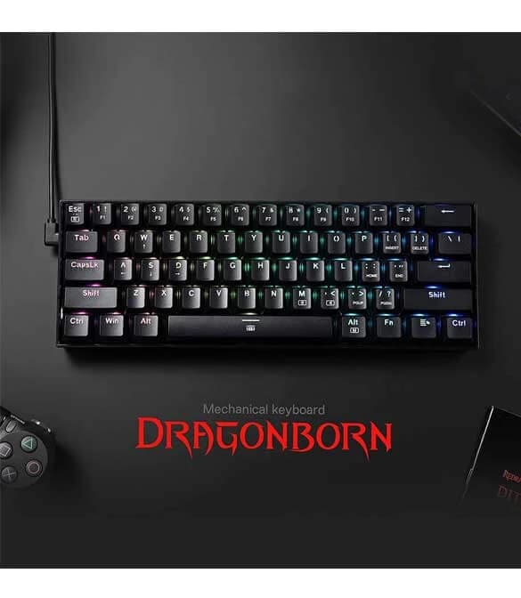Redragon K630 Black - Red Switch