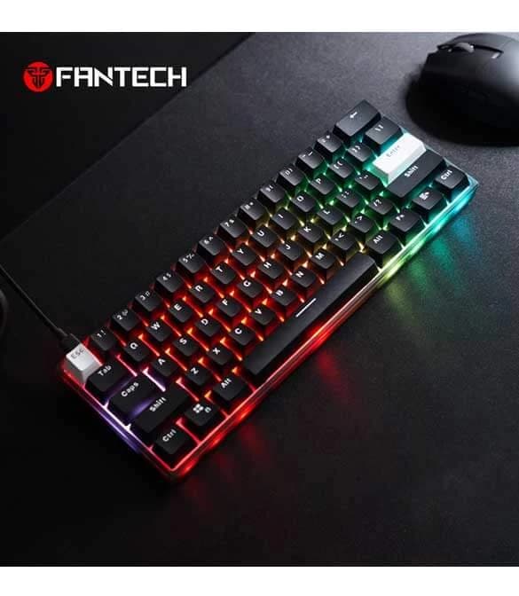 Fantech Max Fit 61 Frost - Black ( Blue Switch)