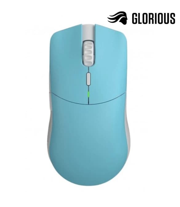 GLORIOUS MODEL O PRO WIRELESS LIGHTWEIGHT MOUSE HIGH-END BAMF SENSOR WITH 19K DPI - BLUE LYNX - FORGE