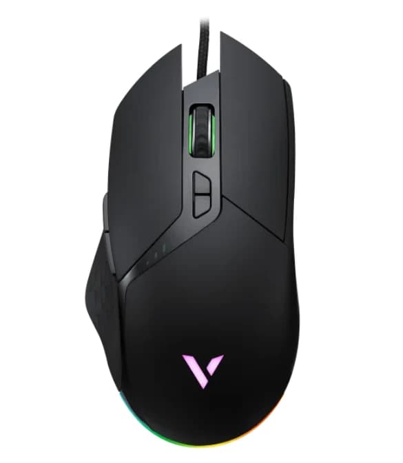 RAPOO VT30 6200 DPI IR Optical Wired Gaming Mouse - Black