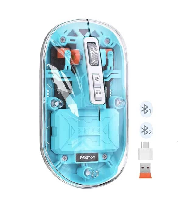Meetion Blue BTM005 Dual Mode 2.4G Bluetooth & Wireless Mouse
