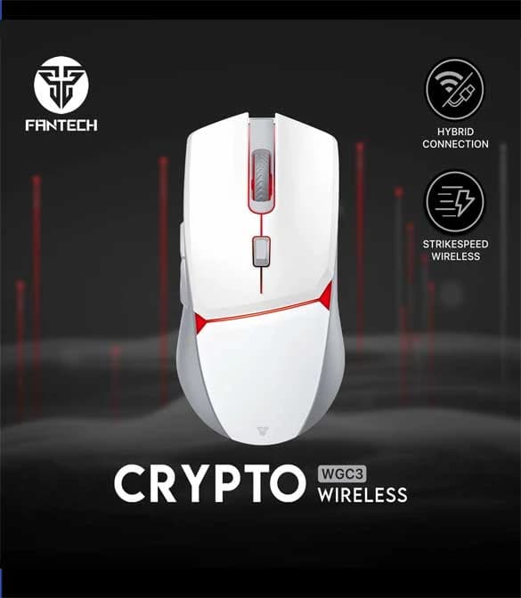 Fantech Crypto WGC3 Gaming Mouse - White