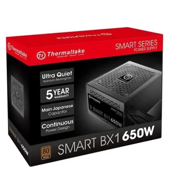 THERMALTAKE SMART BX1 650W 80 PLUS BRONZE POWER SUPPLY