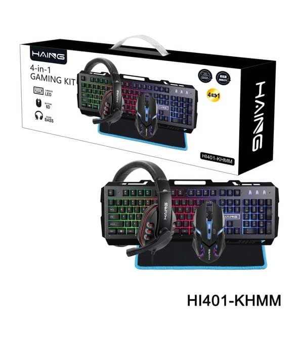 HAING HI-401-KHMM 4 in 1 Gaming Kit