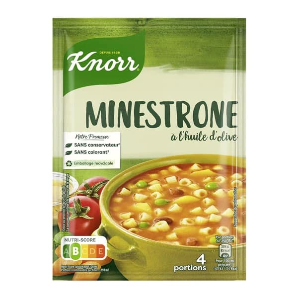 Knorr مختلف حساء الخضروات مع زيت الزيتون المجفف 104 جم