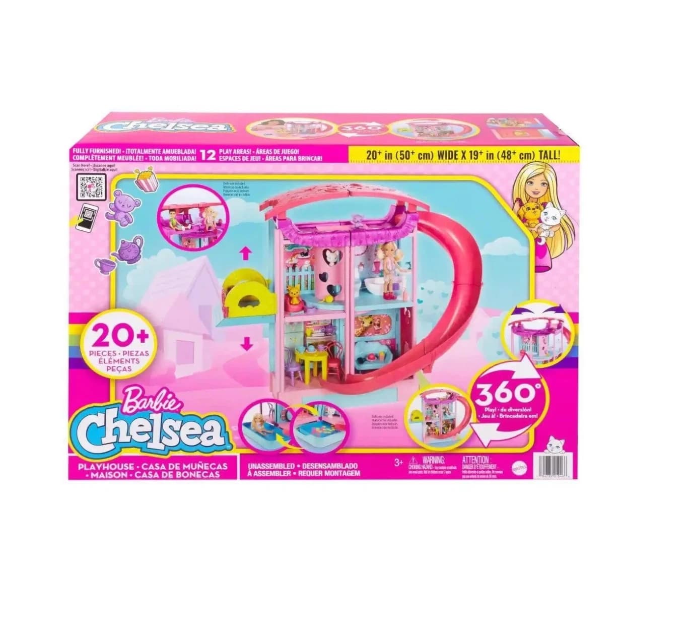 Barbie Chelsea Playhouse, 26 Piece Set