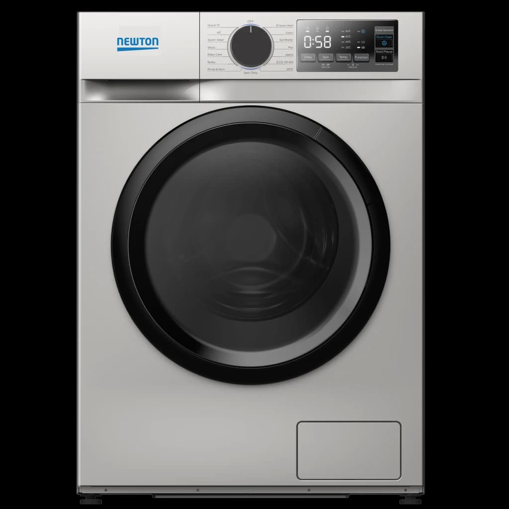 Washing Machine 8kg 1400rpm Inverter Steam Silver