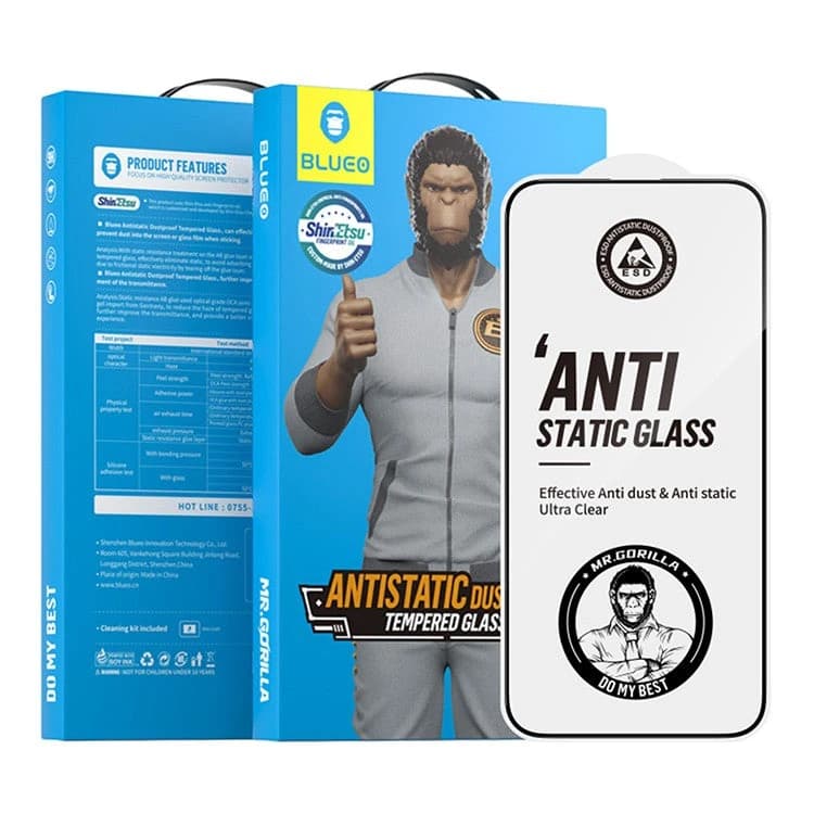 BLUEO GLASS HD AntiStatic iPhone 15 pro 6.1