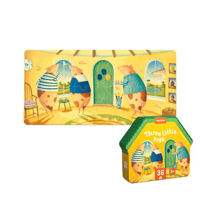 Mideer Artist's Fairy Tale Puzzle - Three Litter Pigs