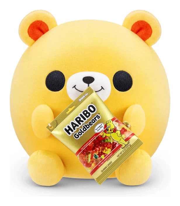 Snackles Nigel The Gold Bear Holding Plush Haribo Gold Bears