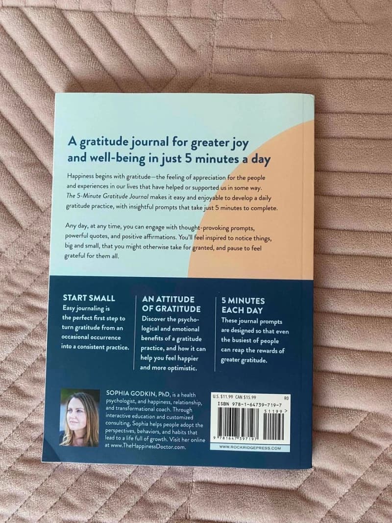 The 5 Minute Gratitude Journal, Sophia Godkin