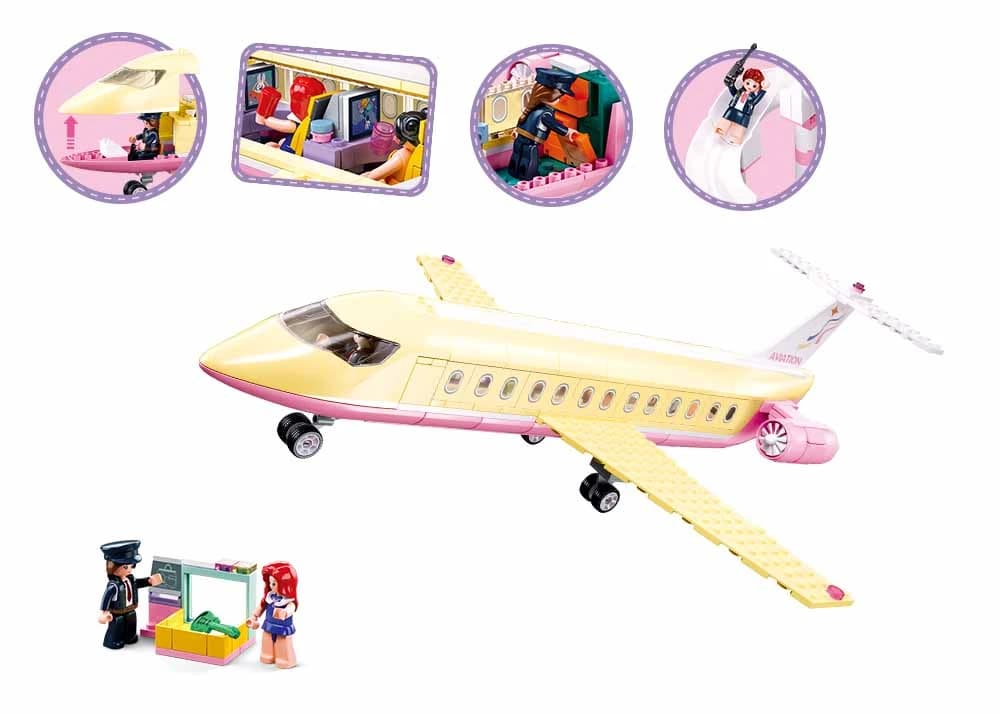 Sluban Girls Dream Plane 384 Pcs