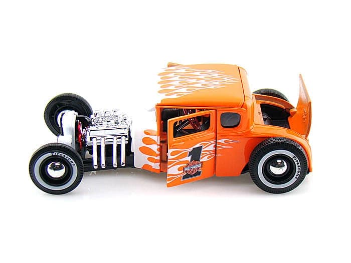 Maisto 1:24 1929 Ford Harley Davidson Orange & White