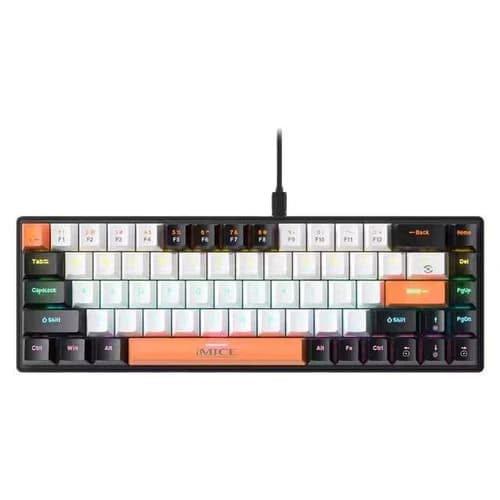 iMICE GK-690 65% Wired Gaming Mechanical Keyboard - Arabic (Red Switch)