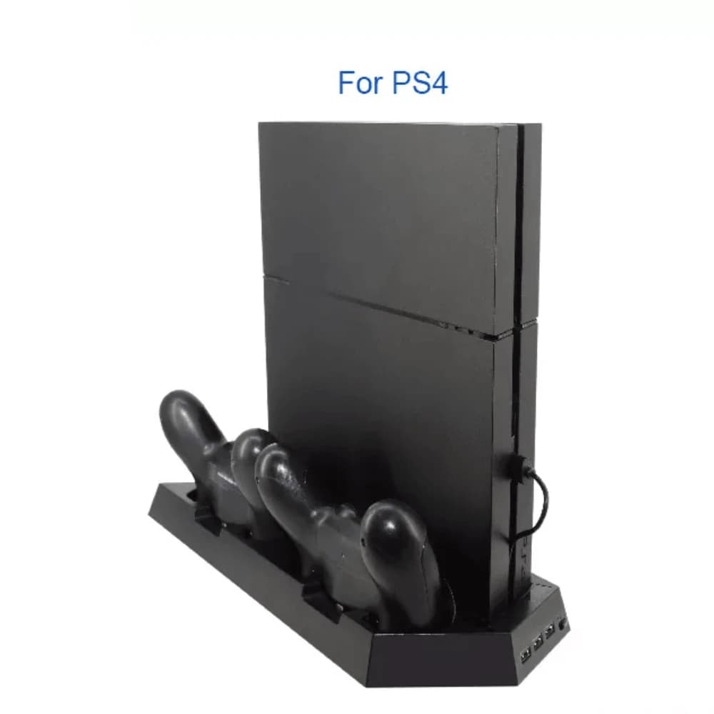 DOBE TP4-023B لـ PS4 Slim Console Stand مع مروحة التبريد