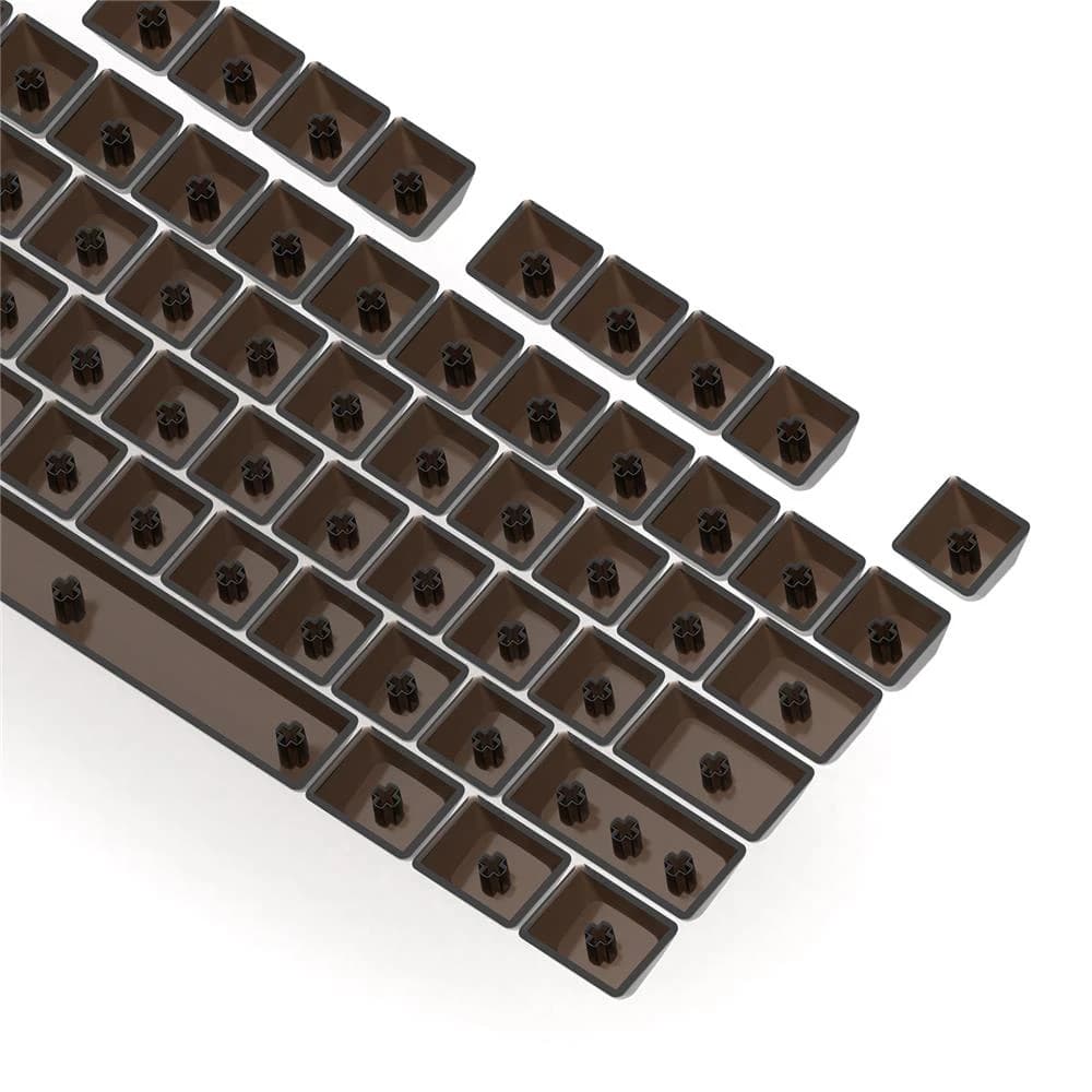 Redragon A138 الشفافة السوداء Keycaps 117 مفاتيح