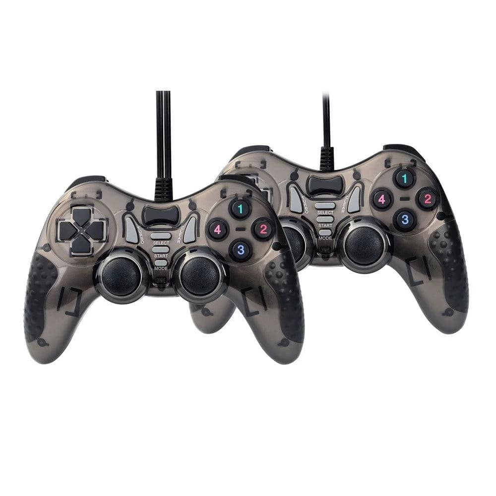 توأم مزدوج الصدمة USB wired gamepad عصا التحكم