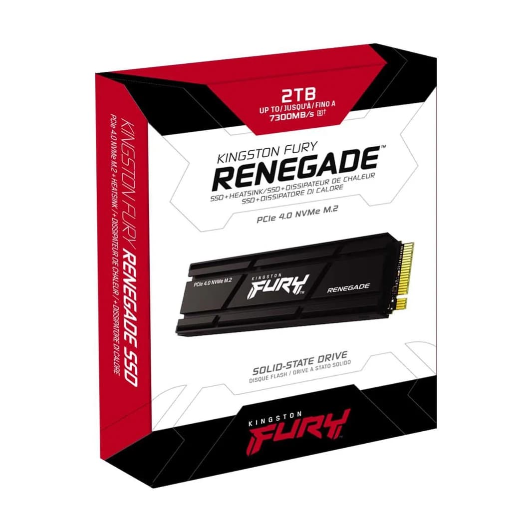 Kingston Fury Renegade 2TB PCIe 4.0 NVME M.2 SSD (ALUMINIM THEAMKINK) [SFYRDK/2000G]
