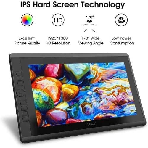 Veikk VK1560 Pro 15.6 رسم الكمبيوتر اللوحي