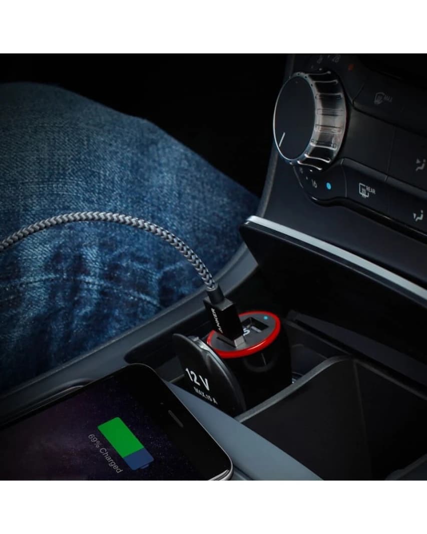 ANKER POWER DRIVE 2-PORT 24W شاحن للهواتف الذكية [A2310H11]