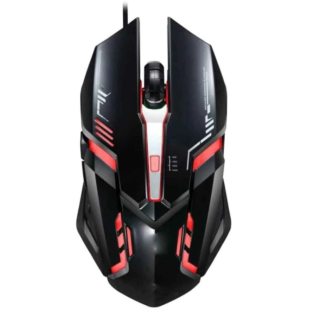 Haing 4 in 1 Gaming Kit Hi40-Khmm "لوحة المفاتيح ، الماوس ، وسادة الماوس ، سماعة رأس 3.5 مم"