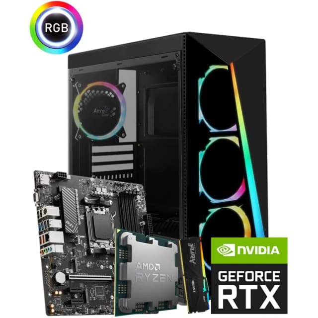 AMD RYZEN 5 7600 // RTX 4060 8GB // 16GB RAM - Custom PC