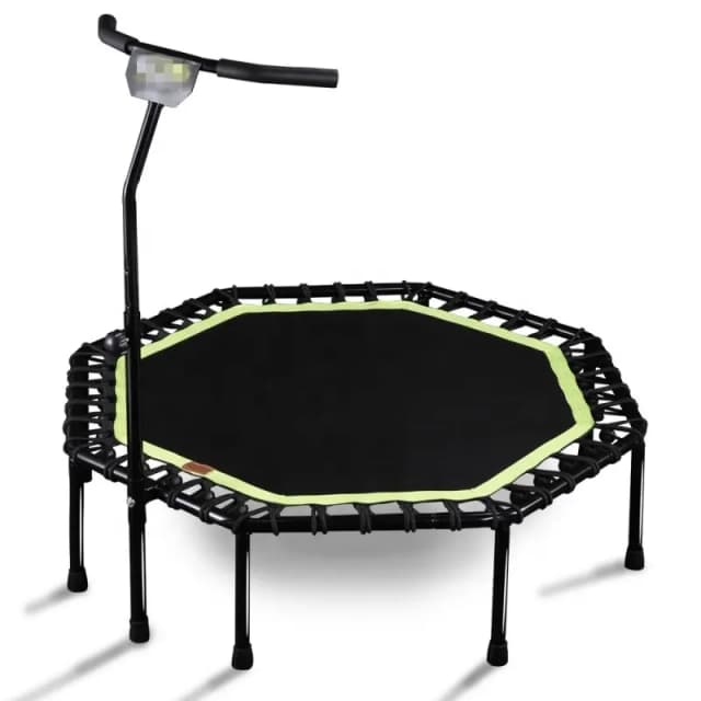 Trampoline with handle