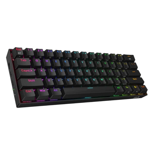 Redragon K530 Pro Draconic 60% Bluetooth/2.4Ghz/Wired – Brown Switch