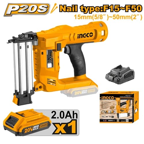 Lithium-ion cordless brad nailer kit
