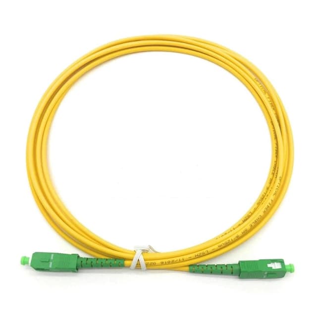 Fiber optic cable 15m (SC/APC to SC/APC) simplex singlemode