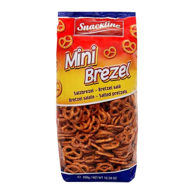 Snackline Mini Brezel, Salted Pretzels 300g