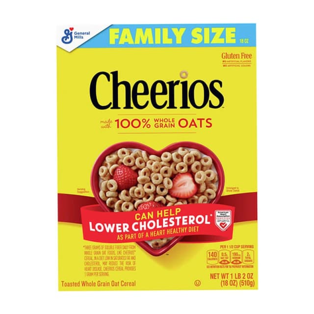 General Mills Cheerios Whole Grain Oats Cereal 510g