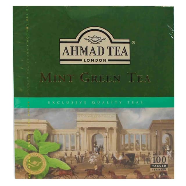Ahmad Green Tea with Mint 100 Bags