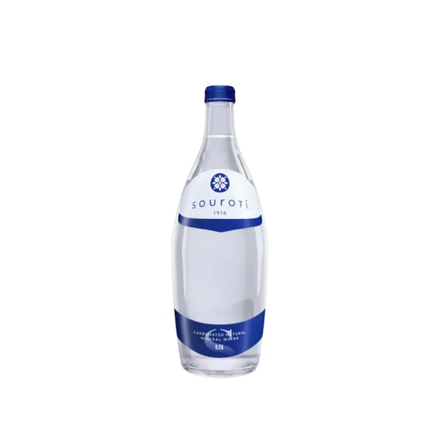 SOUROTI Carbonated Natural Mineral Water 750ml – Plain