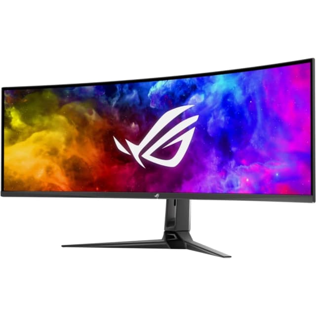 ASUS ROG Swift PG49WCD 49" Curved 1800R QD-OLED 1000 nits Dual QHD 144Hz 0.03ms G-SYNC Compatible Smart-KVM 90W USB-C PD