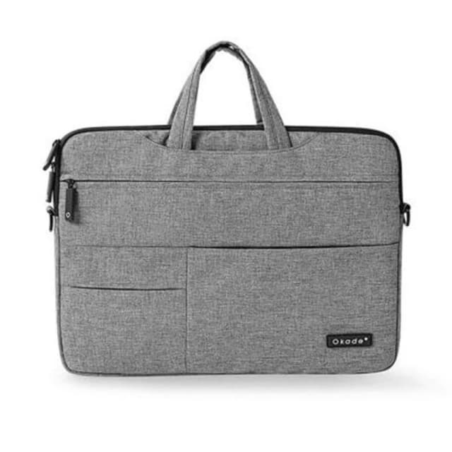 Okade T41 hidden handle Laptop Bag With Air Cushion, Slim Lightweight Protective Computer Case - Gray