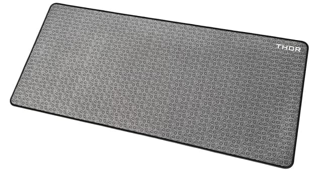 Long Black and Grey Mousepad